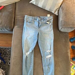 Abercrombie Simone High Rise Super Skinny Jeans 32